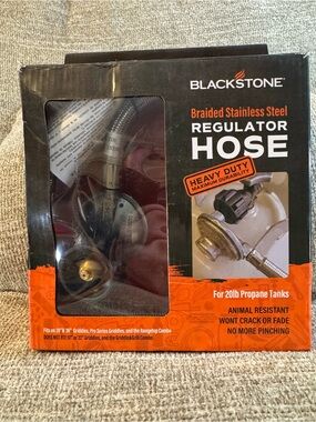 Blackstone Braided Stainless Steel Regulator Hose for 20lb bulk propane tank